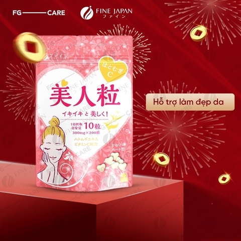 Viên uống trắng da Fine Japan Hatomugi & Vitamin C 200 viên