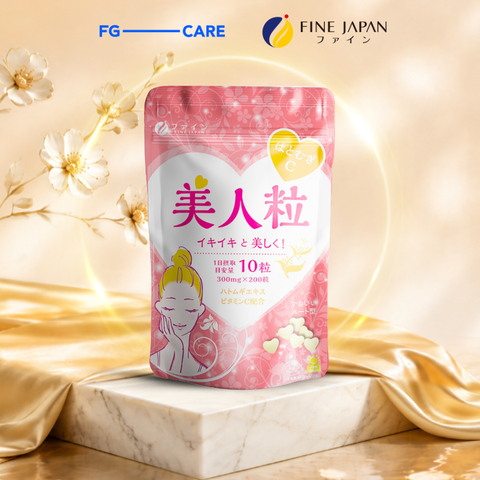 Viên uống trắng da Fine Japan Hatomugi & Vitamin C 200 viên