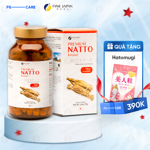 Viên uống hỗ trợ phòng ngừa đột quỵ Fine Japan Natto Kinase 300 viên