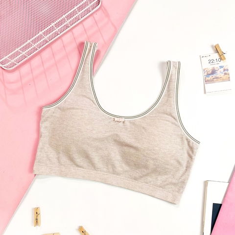 Áo lá học sinh kẻ tăm có mút