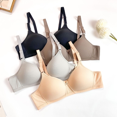 Áo Lót Nữ Su Tăm Không Gọng Ôm Tròn Quả AN3299