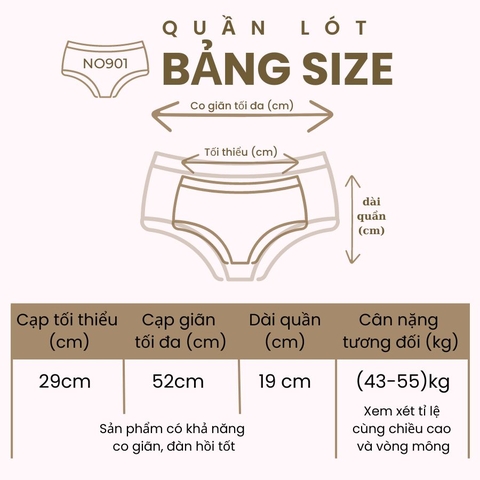Quần Lót Nữ Cotton Gỗ Sồi Kháng Khuẩn Co Giãn Mềm Mát Coandcom NO901
