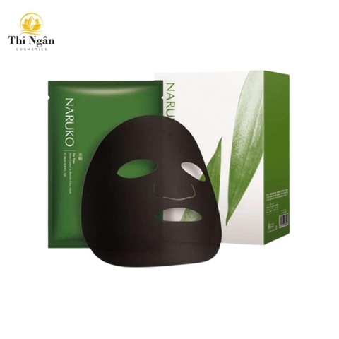 Hộp 8 miếng mặt nạ kiểm soát dầu và mụn tràm trà Naruko Tea Tree 26ml/m (Bản Đài)