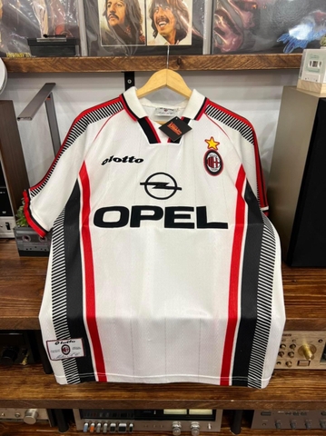 Vintage 1998 Ac Milan Jersey by Lotto