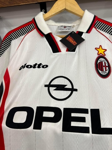 Vintage 1998 Ac Milan Jersey by Lotto