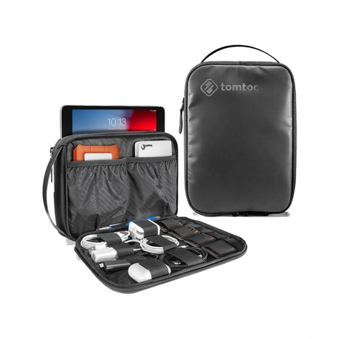 Túi đựng phụ kiện TOMTOC Electronic Organzer for iPad mini/Tablet 7.9 inch chất liệu cao cấp chịu nước, bảo vệ toàn diện