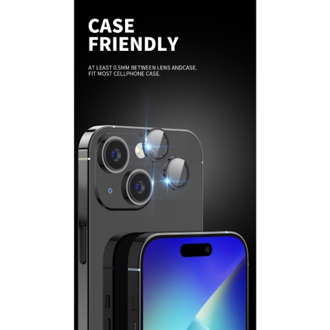 Kính Cường Lực Camera Mipow KingBull Dành Cho iPhone 15 BJ15A