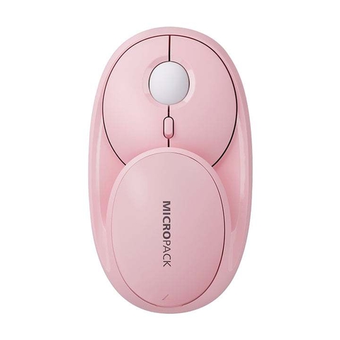 Chuột Không Dây MicroPack SPEED GLASS MP-720C Rechargeable Wireless Mouse 2.4G Bluetooth Dual Mode Tích Hợp Gương Mini