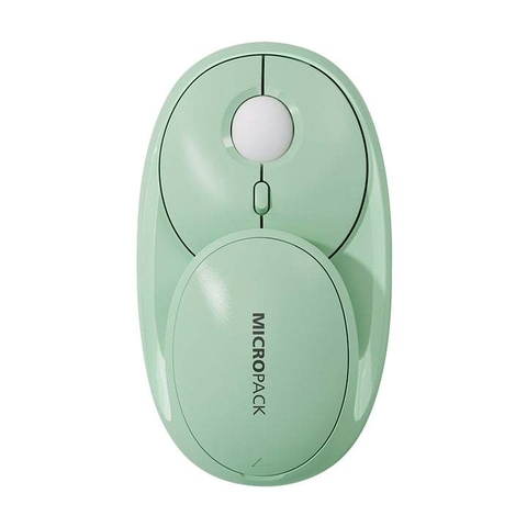 Chuột Không Dây MicroPack SPEED GLASS MP-720C Rechargeable Wireless Mouse 2.4G Bluetooth Dual Mode Tích Hợp Gương Mini