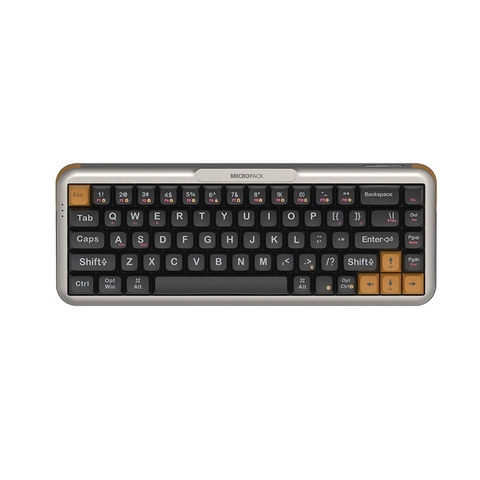 Bàn Phím Cơ Không Dây MicroPack Lifestyle K-168WM 3 Modes Wireless Mechanical Keyboard Tặng Kèm Keycaps Đổi Màu Phím