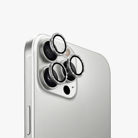 Kính Bảo Vệ Camera UNIQ OPTIX ALUGUARD Cho iPhone 16 Pro/ 16 Pro Max Khung Hợp Kim Nhôm Kính Cường Lực 9H Trong Suốt