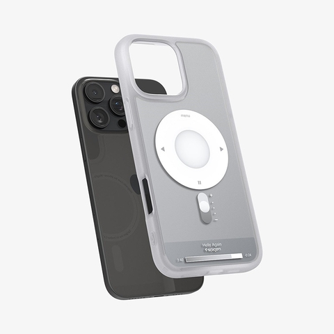 Ốp SPIGEN Ultra Hybrid CLASSIC MagFit Cho iPhone 16 Pro/ 16 Pro Max Hình Dáng iPod Classic Huyền Thoại