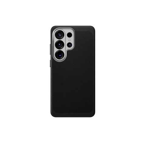 Ốp Lưng UNIQ LYDEN Cho Samsung Galaxy S26 Ultra Da Vegan Cao Cấp Viền Camera Kim Loại Lót Microfiber Hỗ Trợ MagClick