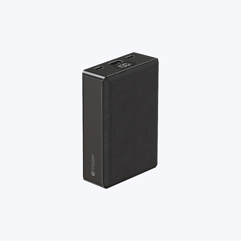 Pin Dự Phòng MAZER PowerCharge PD100W Dung Lượng 24000mAh Sạc Siêu Nhanh Cho Cả Laptop 02xUSB-C 01xUSB-A Kèm Dây Type C