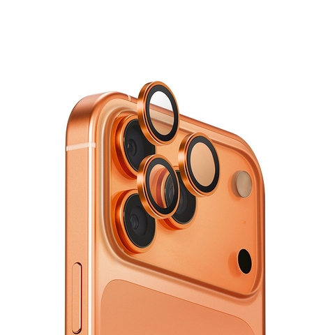 Kính Bảo Vệ Lens Camera iPhone 17 Pro/ 17 Pro Max UNIQ OPTIX ALUGUARD Khung Hợp Kim Nhôm Kính Cường Lực 9H