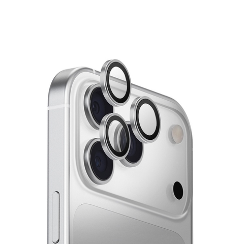 Kính Bảo Vệ Lens Camera iPhone 17/ 17 Air UNIQ OPTIX ALUGUARD Khung Hợp Kim Nhôm Kính Cường Lực 9H