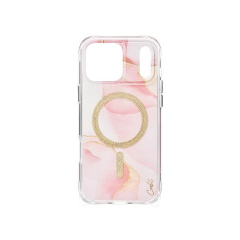 Ốp UNIQ COEHL AERIS Cho iPhone 17 Pro Max Sắc Hồng Đá Cẩm Thạch Cảm Hứng Chuyển Động Nhẹ Nhàng Không Khí Và Ánh Sáng