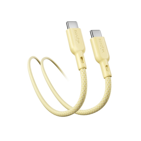 Cáp INNOSTYLE POWERNOVA 60W Type C to C Dài 1.5m USB2.0 Tốc Độ Truyền Dữ Liệu 480Mbps Thiết Kế TPE Sợi Bện