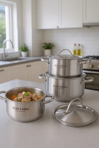 [REVIEW] Mình đã dùng thử Nồi inox 5 lớp đáy liền Korea King – Và đây là cảm nhận thật lòng