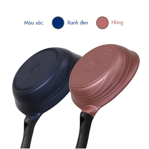 KFP-26CI Chảo không dính Korea King cạn, đường kính 26cm, đáy màu xanh - Hàng chính hãng