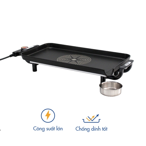 Vỉ nướng điện Korea King KGS-253 (điện áp 220V/50Hz, công suất 1,050W)