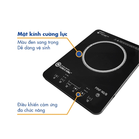 PINF-90/B Bếp điện hồng ngoại Korea King (220V/50HZ, 2000 W ) - Hàng chính hãng
