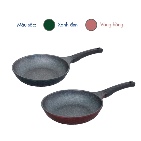 KFP-26DI Chảo cạn Diamond KOREA KING size 26 ( đáy màu xanh đen, vàng hồng)-Hàng chính hãng