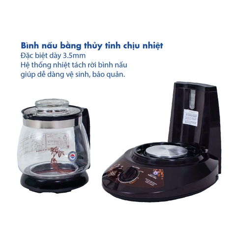 KMP-7000G Siêu sắc thuốc Korea King (220V/50HZ, 3000ML, 330W)