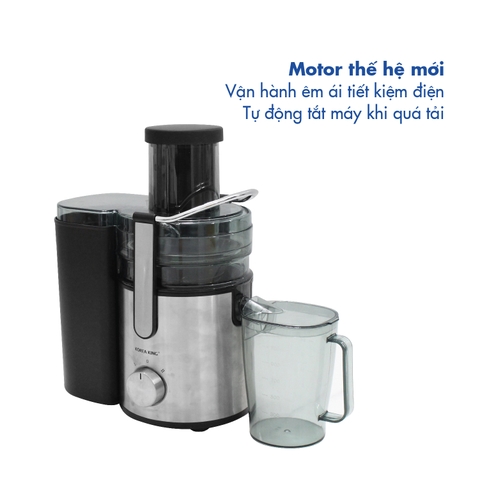 Máy ép trái cây Korea King PJ-800BS (điện áp 220V/50Hz, công suất 800W, 2 tốc độ ép)