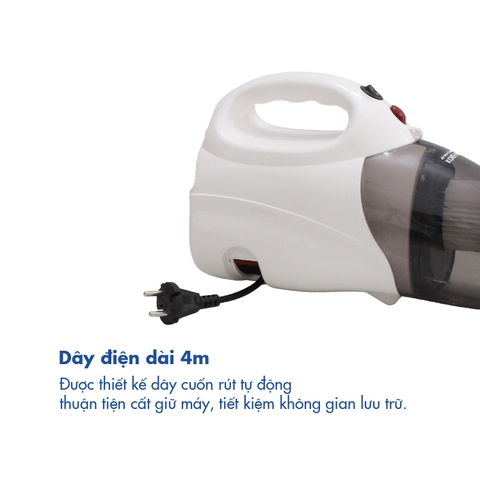 PDG-666 Máy hút bụi cầm tay Korea King (220V/50Hz, 1000W)-Màu Xanh trắng