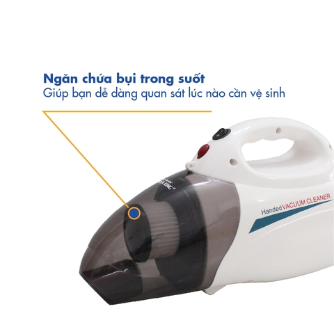 PDG-666 Máy hút bụi cầm tay Korea King (220V/50Hz, 1000W)-Màu Nâu trắng