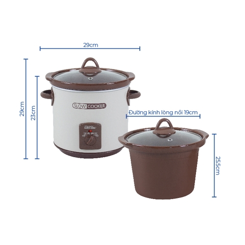 PSC-30GL Nồi tiềm Korea King (220 V/50Hz, 200 W, 3.0L ) - Hàng chính hãng