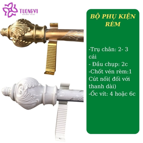 5+ Phụ kiện rèm vải đi kèm khi lắp đặt bạn cần biết