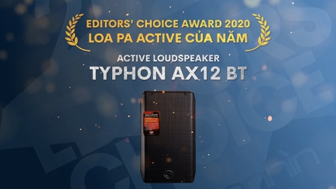 Wharfedale Typhon AX12BT – Loa PA Active của năm Editors' Choice Awards 2020