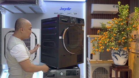 Máy sấy Quần áo Casper TD80-CGB - Giải pháp sấy Ngưng tụ tuyệt vời khi thời tiết nồm ẩm