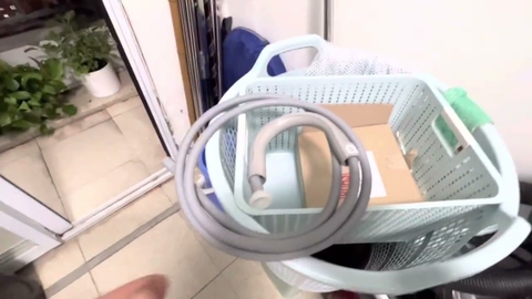 Hướng dẫn kết nối đường nước Ngưng máy sấy Heatpump LG ra bên ngoài hộp nước ngưng