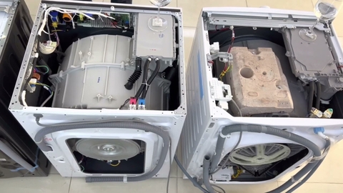 Độ ồn và rung lắc của máy giặt dẫn động trực tiếp và gián tiếp dây Curoa
