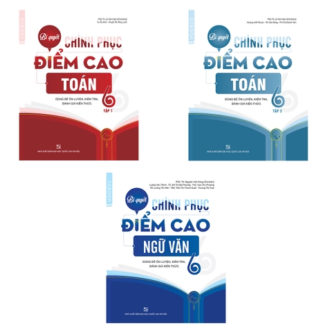 Combo chinh phục điểm cao TOÁN - NGỮ VĂN LỚP 6