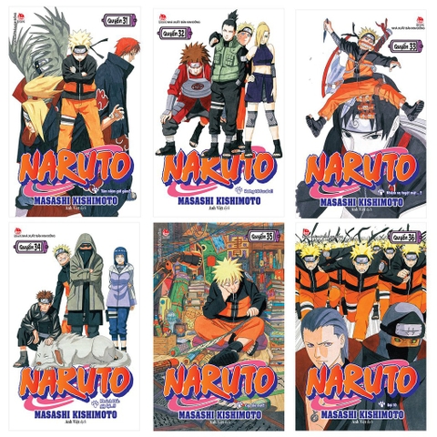 Truyện tranh - Combo Naruto tập 31 đến 40 ( 10 cuốn)