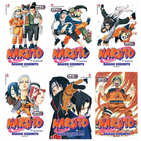 Combo truyện  tranh - Naruto từ tập 21 đến tập 30 ( Tái bản 2021)