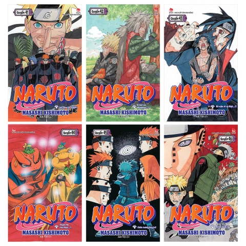 Truyện tranh - combo Naruto tập 41 đến 50 ( 10 cuốn)
