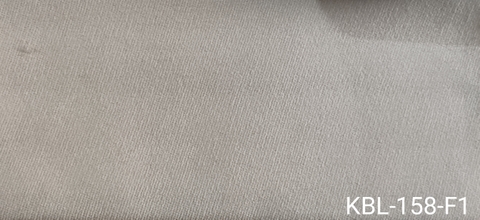 KITA-KBL-158-F1: VẢI BỐ NHUNG MỊN TRẮNG KEM