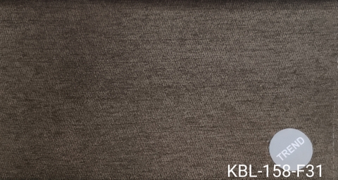 KITA-KBL-158-F31: VẢI BỐ NHUNG MỊN NÂU ĐÀ