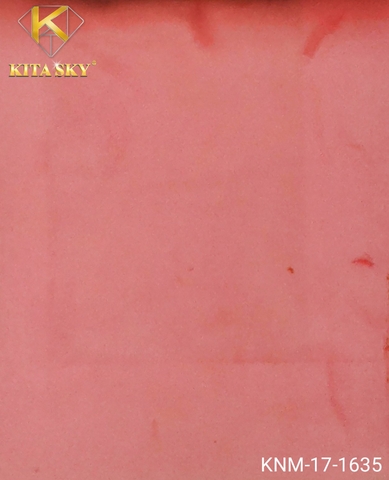 KITA-KNM-17-1635: VẢI NHUNG M-HỒNG CAM