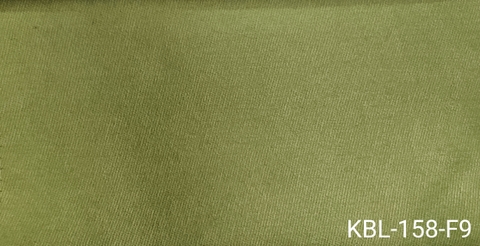 KITA-KBL-158-F9: VẢI BỐ NHUNG MỊN XANH MẠ NON