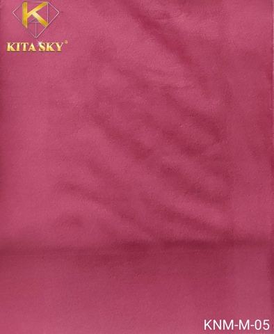 KITA-KNM-M-05: VẢI NHUNG M-HỒNG CÁNH SEN ĐẬM