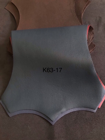 KITA-K63-17:-MÀU ĐẠI DƯƠNG VẢI GIẢ DA VÂN XƯỚC