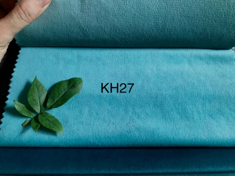 KITA-SAMI-KH-27:-VẢI NHUNG CAO CẤP - MÀU XANH LIGHT-SEA
