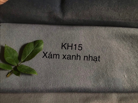 KITA-SAMI-KH-15:-VẢI NHUNG CAO CẤP - MÀU XANH XÁM