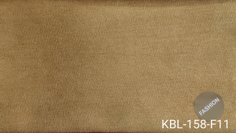 KITA-KBL-158-F11: VẢI BỐ NHUNG MỊN VÀNG NGHỆ